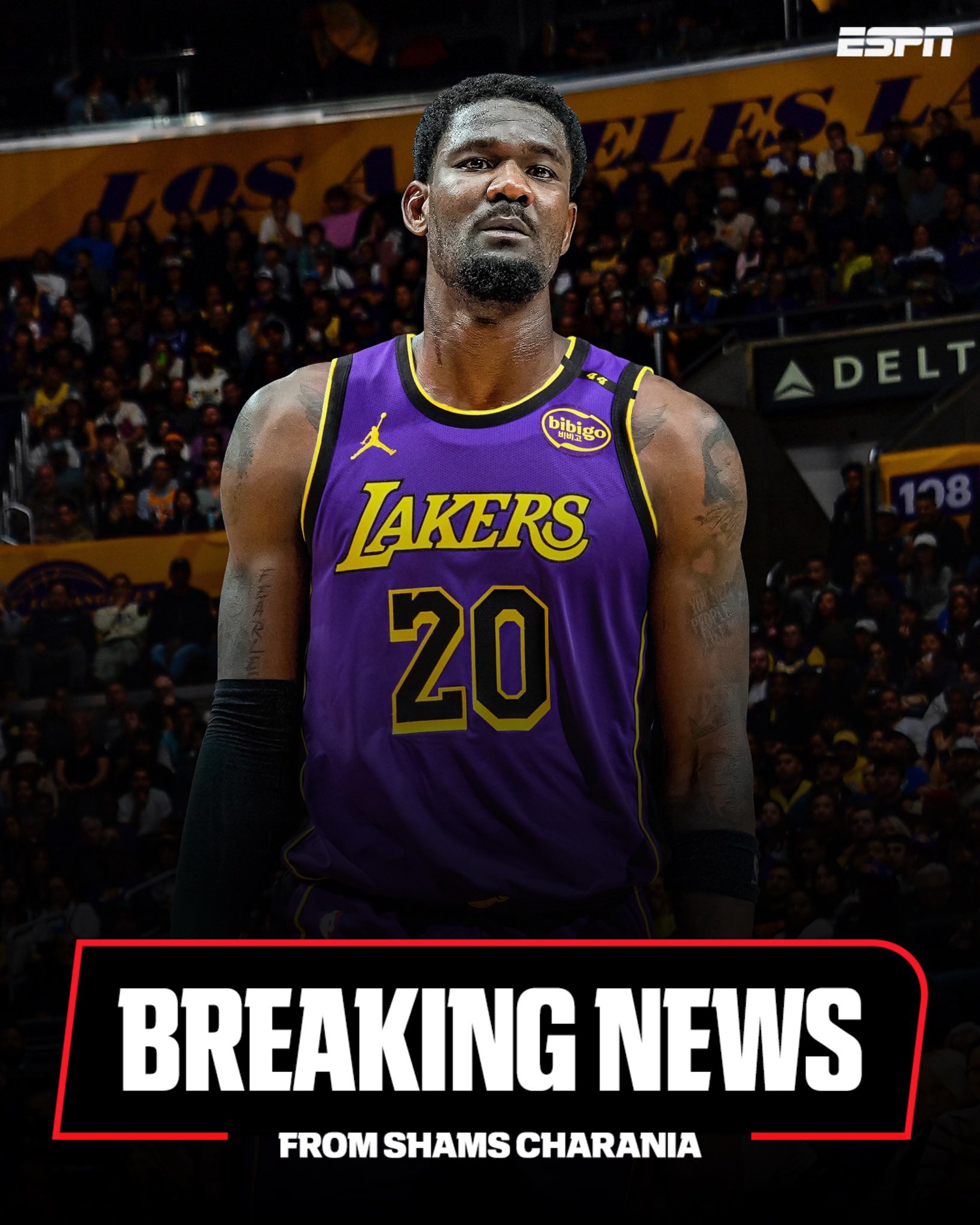 去湖人！Shams：尼克斯/快船/雄鹿/步行者/骑士/掘金都曾有意艾顿