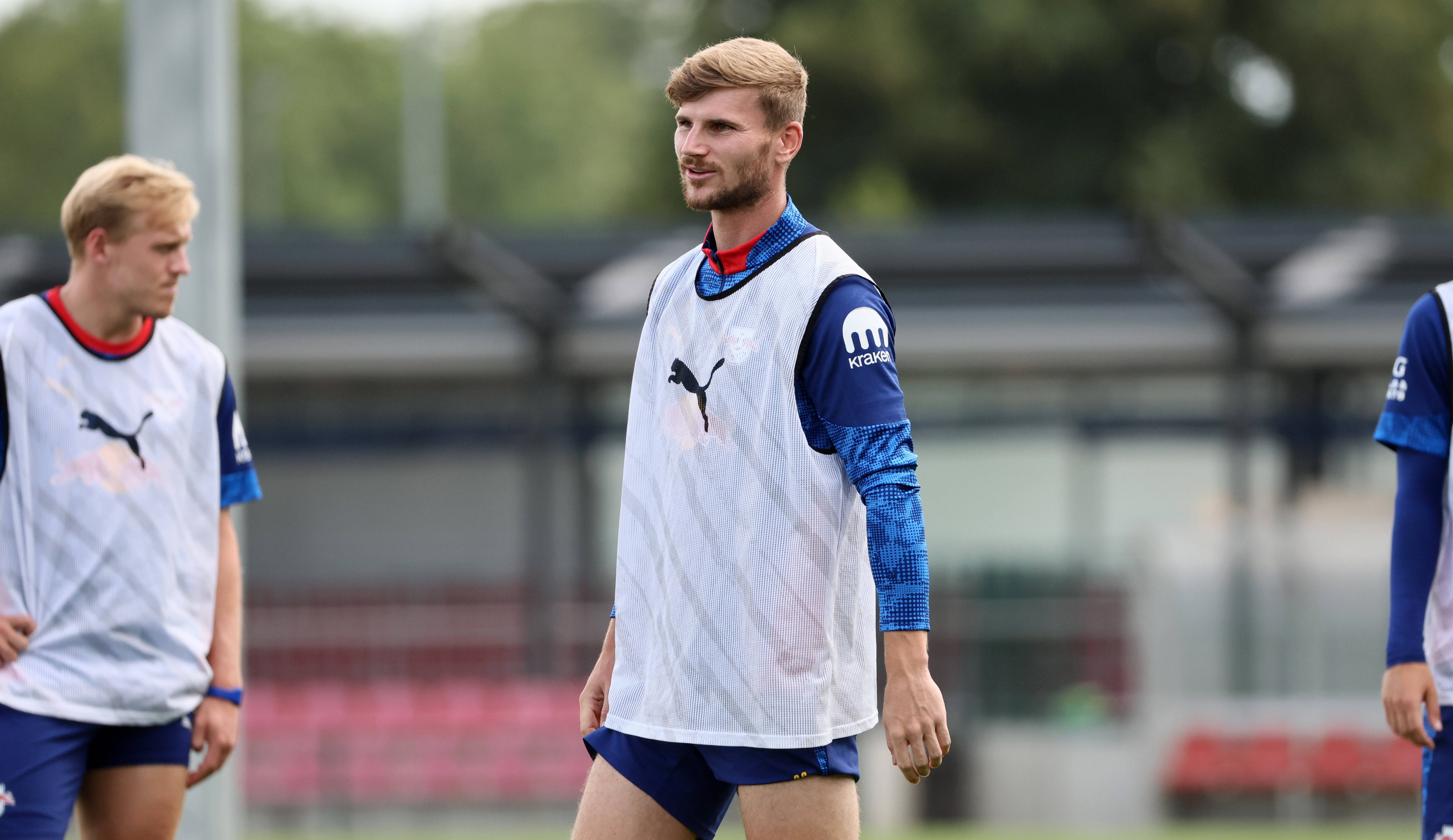 年薪1000万!维尔纳替补出战3分钟,挡出队友射门并完成一次越位